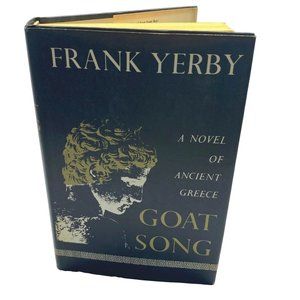 Goat Song by Frank Yarby Ancient Greece Novel HCDJ 1967 Book Club Edition